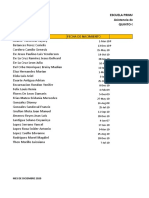 Asistencia Quinto Grado