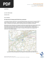 Re: Road Works For Garreg Lwyd Hill Wind Farm Construction