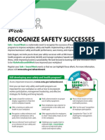 Recognize Safety Successes: Safe + Sound Week