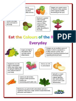 Eat The Colours of The Rainbow Everyday Poster 2