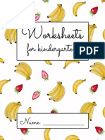 Worksheets Kindergarten PDF