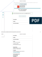 Pearson VUE - You Are Booked! PDF