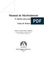 Manual de Morfosintaxis - Ed4 PDF