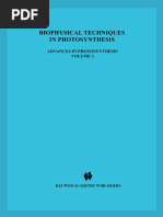 Biophysical Techniques in Photosynthesis PDF