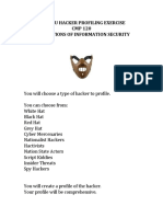 CCM Bau Hacker Profiling Exercise