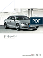 2012 Audi A4 s4 Manual
