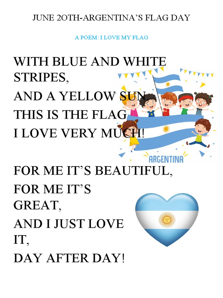 Flag Day Poem PDF