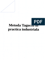 Metoda Taguchi in Practica Industriala