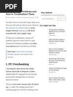 15 Common PC Problems and How To Troubleshoot Them - Hongkiat