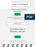 Atencion y Concentracion Encuentra El Diferente Nivel Dificil