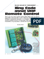 A Rolling Code 4-Channel UHF Remote Control: The Nearest Thing You Can Get To "Unbreakable" - .