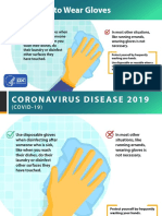 KEY TIMES To Wear Gloves: CDC - Gov/coronavirus