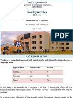 Gas Dynamics: Instructor: Dr. Asadullah