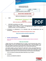 "Present Perfect Tense": Exercises