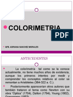 PRESENTACION DE COLORIMETRIA