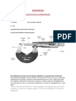 Procedimiento de Lectura Con Micrómetro