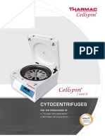 THARMAC GMBH INFOFOLDER CELLSPIN I+II CYTOCENTRIFUGES ENGLISCH 2019 - Unlocked