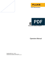 Operators Manual: Electrical Safety Analyzer