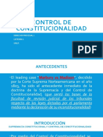 Control de Constitucionalidad