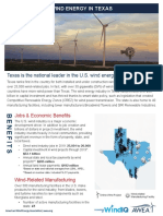 Texas Is The National Leader in The U.S. Wind Energy Industry