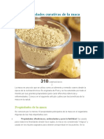 Propiedades Curativas de La Maca