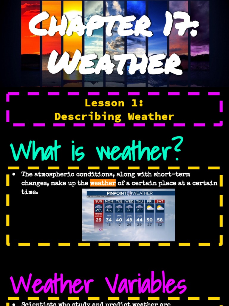 Understanding Weather Variables | PDF | Water Vapor | Atmosphere Of Earth