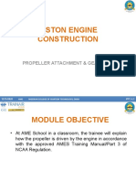 Piston Engine Construction: Propeller Attachment & Gearing