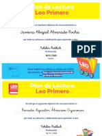 Diploma Yo Se Leer