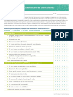 Cuestionario Autocuidado Español PDF