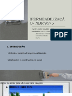 Ipermeabilização - NBR 9575