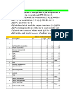 Estimation ESTIMATE OF Wall