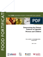 Uganda 2008 Food Consumption Survey Report