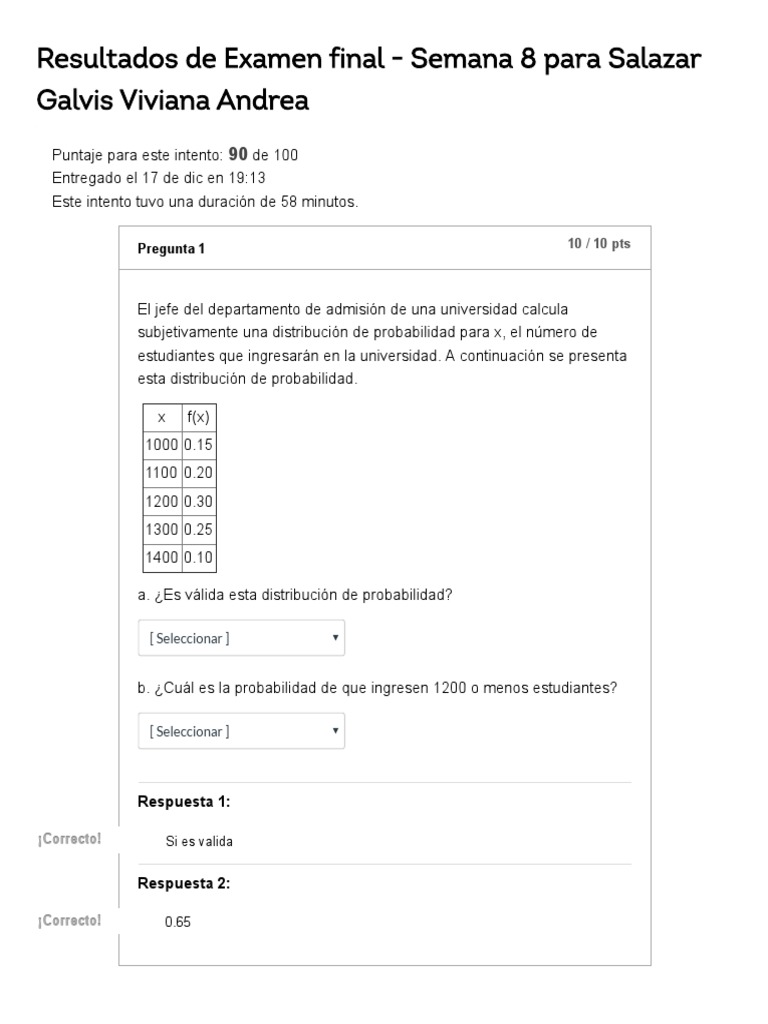 Primer Intento PDF Variable aleatoria Teorías cientificas