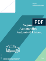 Seguro automóvil condiciones generales