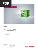 TC3 Modbus RTU: Manual