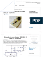 Circuito Temporizador CD4060 1 Minuto A 2 Horas - Circuitos Electrónicos