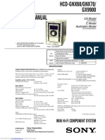 Service Manual: Mini Hi-Fi Component System