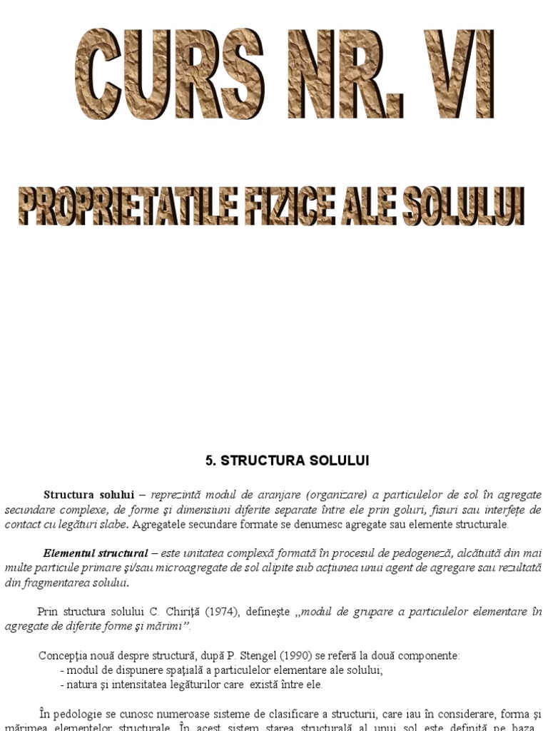 Structura Solului | PDF