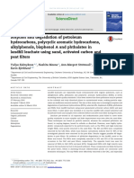 Sorption and Degradation of Petroleum Hydrocarbons, Polycyclic Aromatic Hydrocarbons, Alkylphenols, Bisphenol A and Phthalates in Landfill Leachate Using Sand, Activated Carbon and Peat Filters