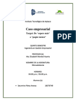 Caso Empresarial Target (Saturnino Perez Aranza)