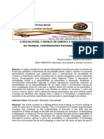 A Sexualidade, O Desejo de Saber E A Aprendizagem Da Criança: Contribuições Psicanalíticas