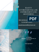 IEA517/3 Environmental Law, Enforcement and Monitoring: DR Mohamad Anuar Kamaruddin Anuarkamaruddin@usm - My