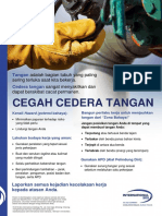 5.1 Hand Injuries - A3 Key Message Poster v1 - Bahasa