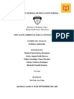 PROBLEMA - AMBIENTALES y Medidas Pra Disminuir El Cambio Climatico