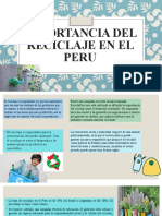 Importancia Del Reciclaje en El Peru