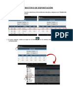 Instructivo de Exportación