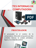 PARTES INTERNAS DE LA COMPUTADORA