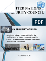 United Nations Security Council: - Stella Marianito LLBII