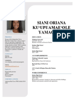 Siani Resume