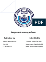 Dengue fever assignment